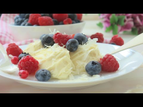 Video: Weiße Schokoladenmousse Mit Kiwisauce