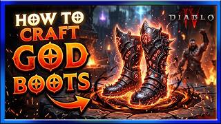 Diablo 4 Season Crafting Guide to make the PERFECT Godly Boots : Lord of Hatred Horadric Cube Guide