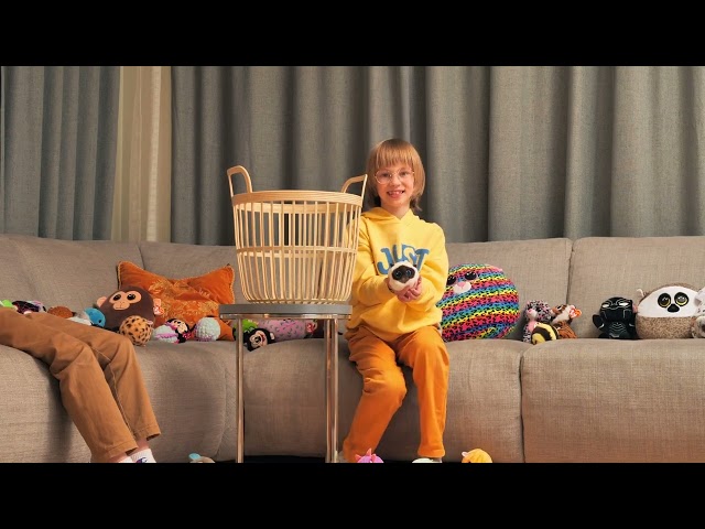 Reverse Target Throw with Beanie Bouncers ty #beaniebouncers