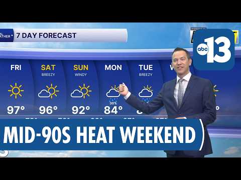 90s This Weekend In Las Vegas With Showers Early Next Week