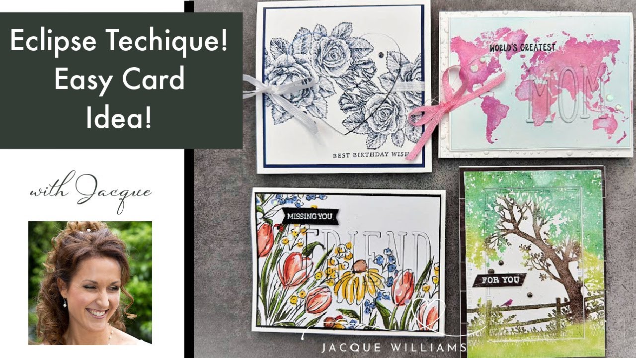 Eclipse Technique!  Easy Card Idea You Can Try Today!