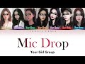YOUR GIRL GROUP MIC DROP By BTS Steve Aoki Remix 7 Members Ver Tiffani Afifa Cover 