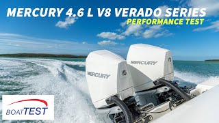 Mercury 4.6 L V8 Verado Series (2018-) Test Video - By BoatTEST.com
