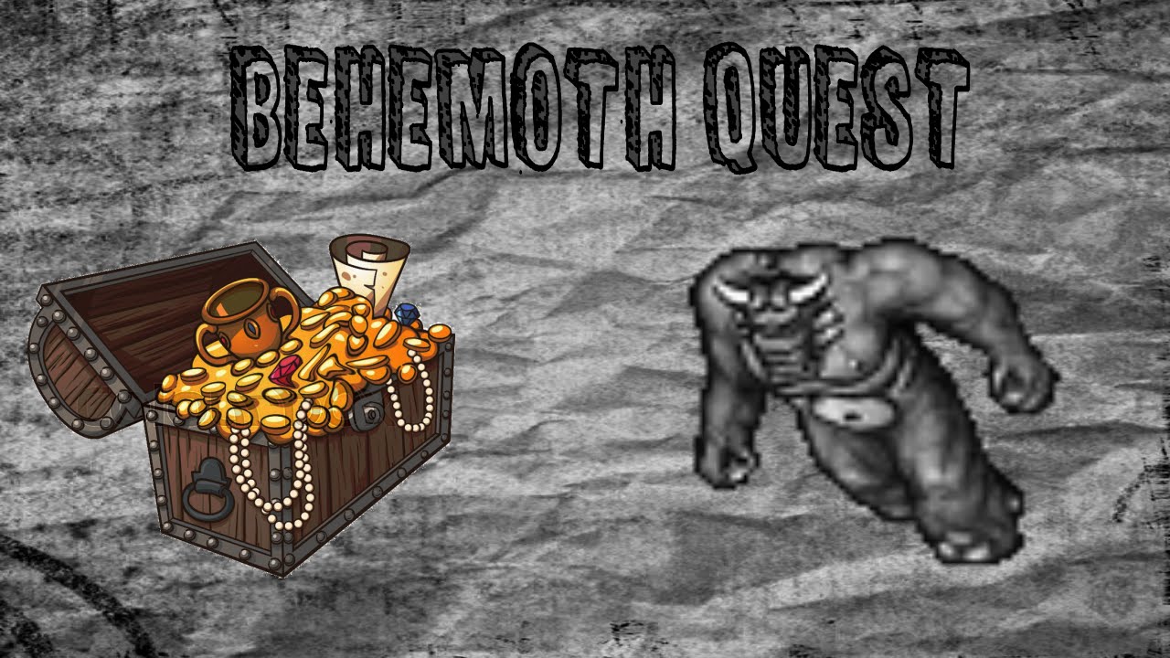 [Tibia] Behemoth Quest - MS/ED 80+ (EASY MODE) - YouTube
