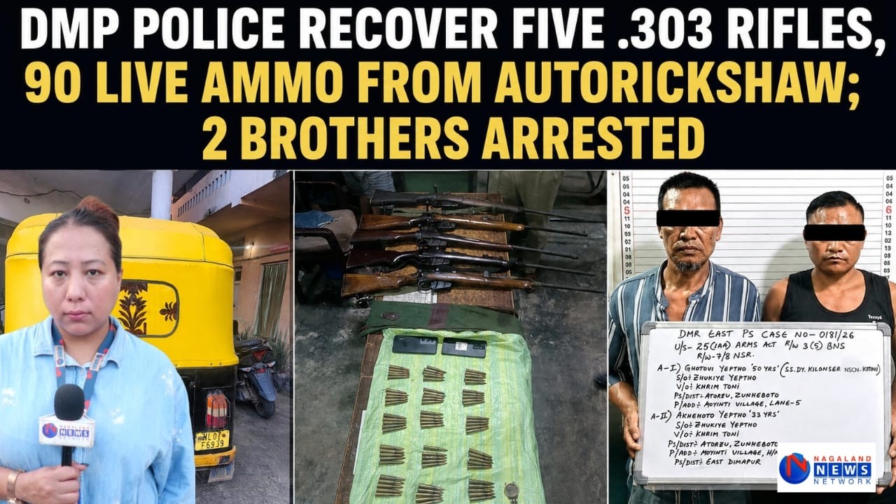 DMP POLICE RECOVER FIVE .303 RIFLES, 90 LIVE AMMO FROM AUTORICKSHAW; 2 BROTHERS ARRESTED