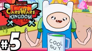 Card Wars Kingdom Adventure Time Gameplay Walkthrough PART 5 Finn VS Princess Bubblegum! Android iOS screenshot 5
