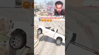 my truck was history when we follow the red car 🚗#gta #truckcrashing #redcargta #truckin