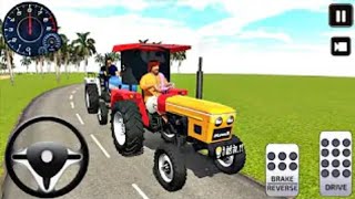 Indian Tractor Driving 3D Village Farming Gameplay | Realistic Tractor Game screenshot 4