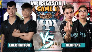 COMEBACK! | EXECRATION vs NXP GAME 1 | MPL PH Season 7 screenshot 3