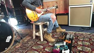 My new favourite overdrive Power control unit by Don Poniz with Les Paul 1959 60th anniversary