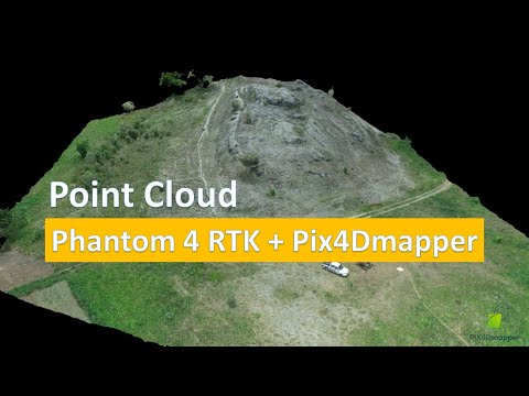Point Cloud Sample - Phantom 4 RTK + Pix4Dmapper