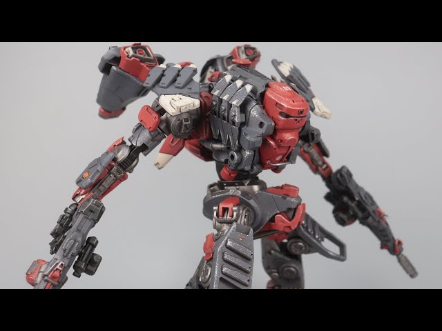 开盒分享】JOYTOY暗源锰狱01 组合体作战机甲Purge 01 Combination