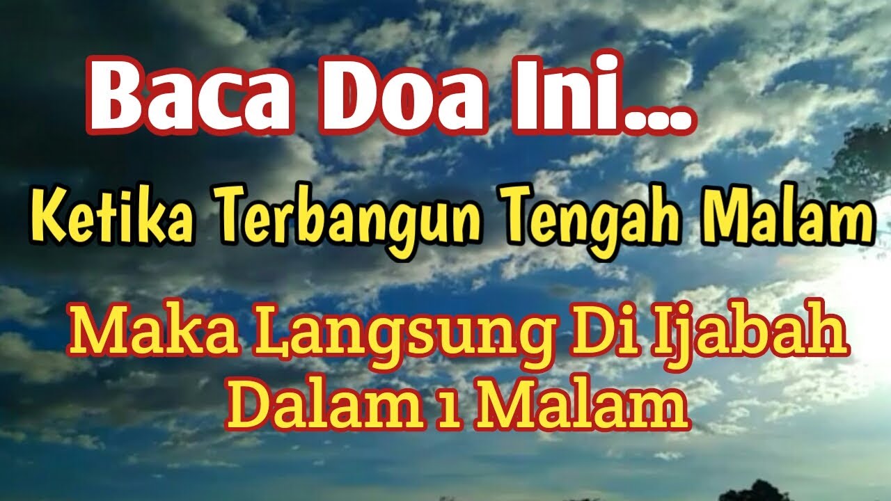 Baca Doa Ini Ketika Terbangun Tengah Malam, Maka Allah Langsung Ijabah