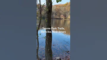 Tourne Park Trails Denville New Jersey During Fall Season 