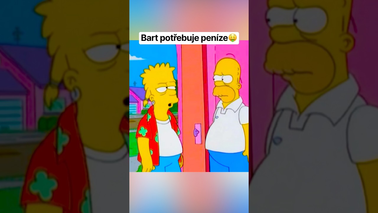 Bart potřebuje peníze 🤑 #simpsonovi #simpsons #thesimpsons #bartsimpson #lossimpson
