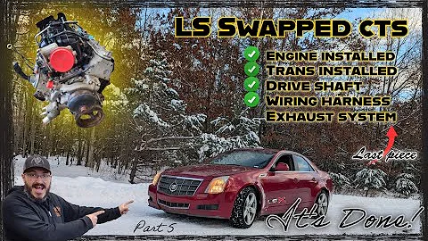 IT'S DONE! MY LS Swapped Cadillac CTS-V Budget CLONE! Part 5