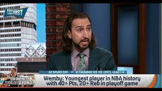 Nick Wright FINALLY ADMITS Wembanyama Is BEST Player In The NBA! 👀 FIRST THINGS FIRST