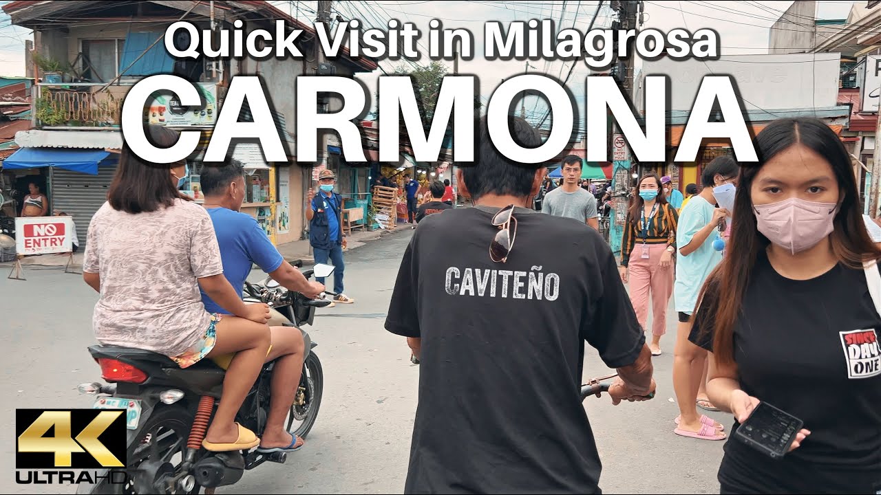 QUICK VISIT in Carmona Cavite Philippines Walking Milagrosa [4K
