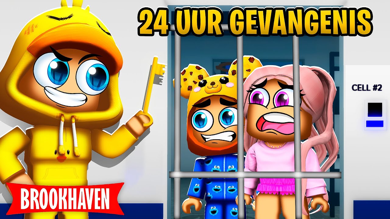 Ik SLUIT Mijn VRIENDEN 24 UUR OP In Brookhaven! (Roblox)