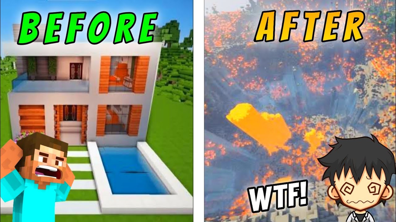 I Destroyed My Friend's Server !! - YouTube