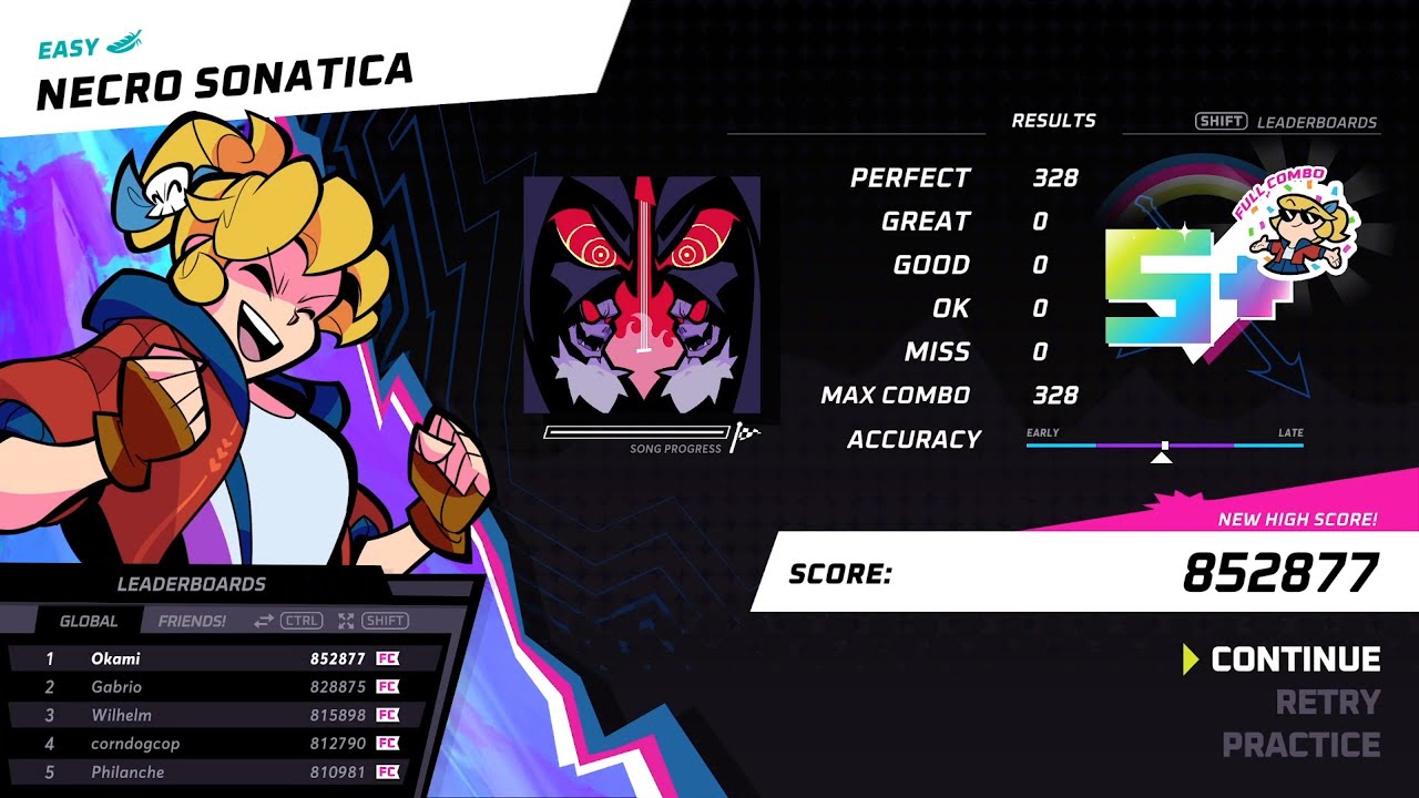 [Rift of the NecroDancer] - Necro Sonatica [Easy 8] (All Perfect World Record)