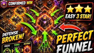 How to Create the Perfect Funnel | Confirmed 3 Star Strategy | CoC
