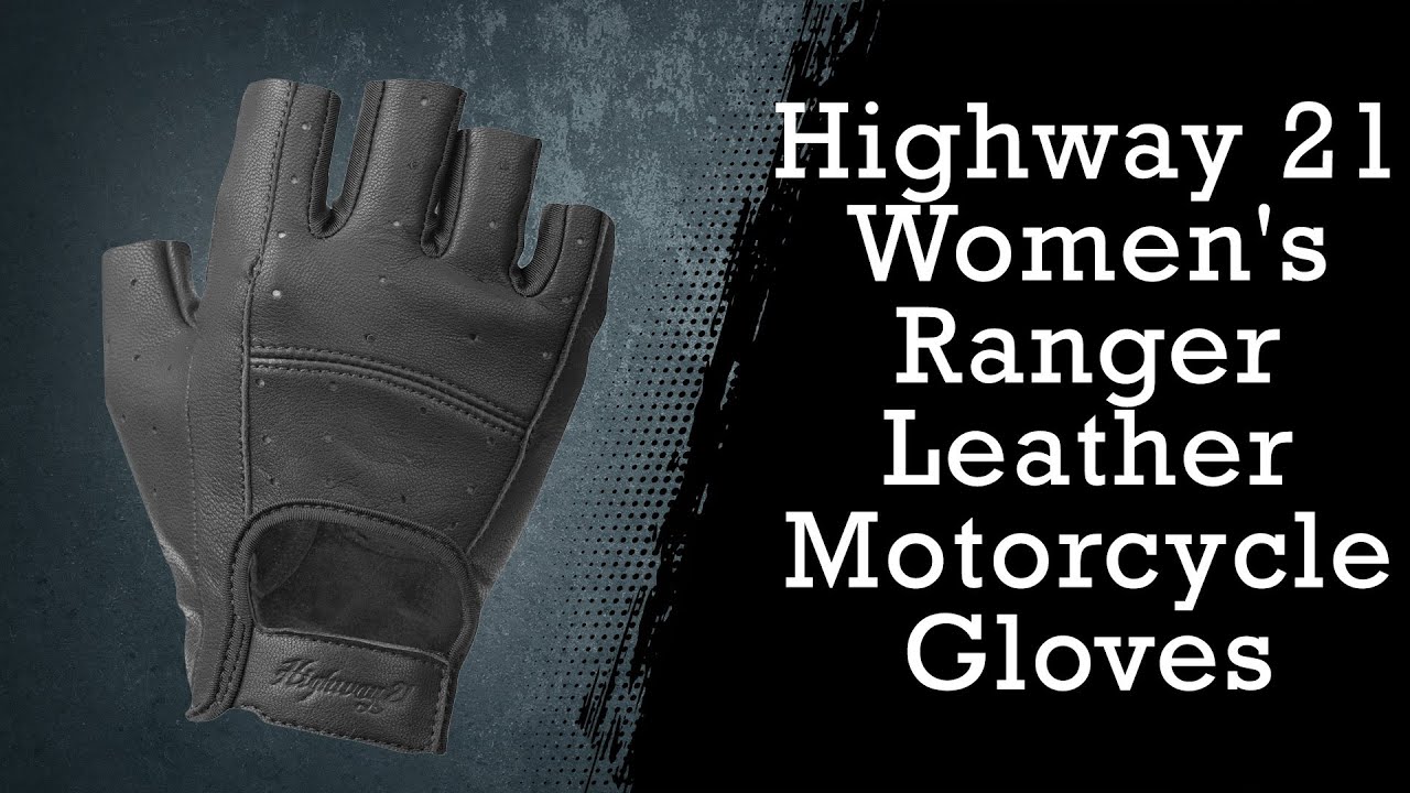 Highway 21 Women's Ranger Leather Motorcycle Gloves - Team Motorcycle