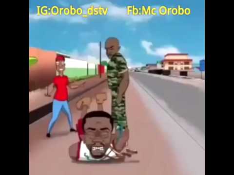 Mc Orobo on SLAP DELAY Cartoon