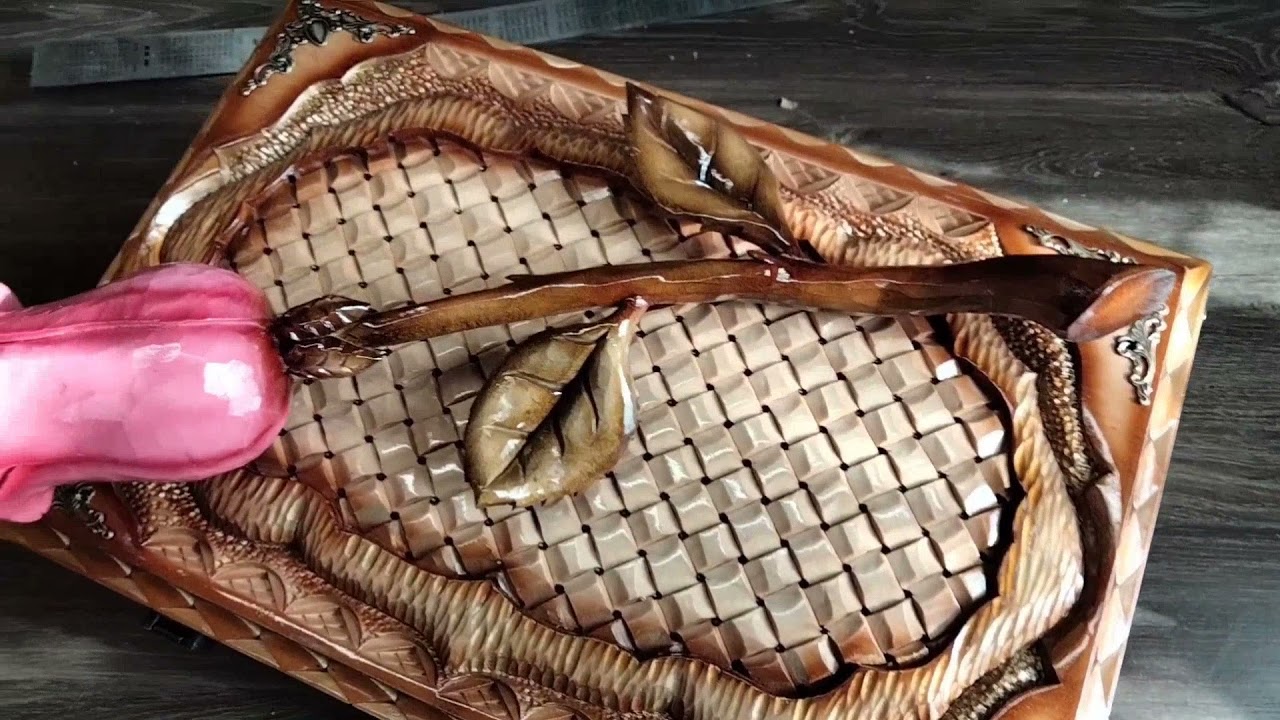 ларец резной,с розой. результат работы