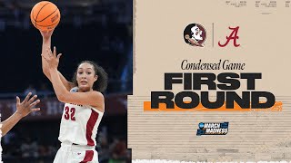 Alabama vs. Florida State - First Round NCAA tournament extended highlights