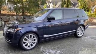 2017 Range Rover LWB Supercharged V8  walkthrough of features