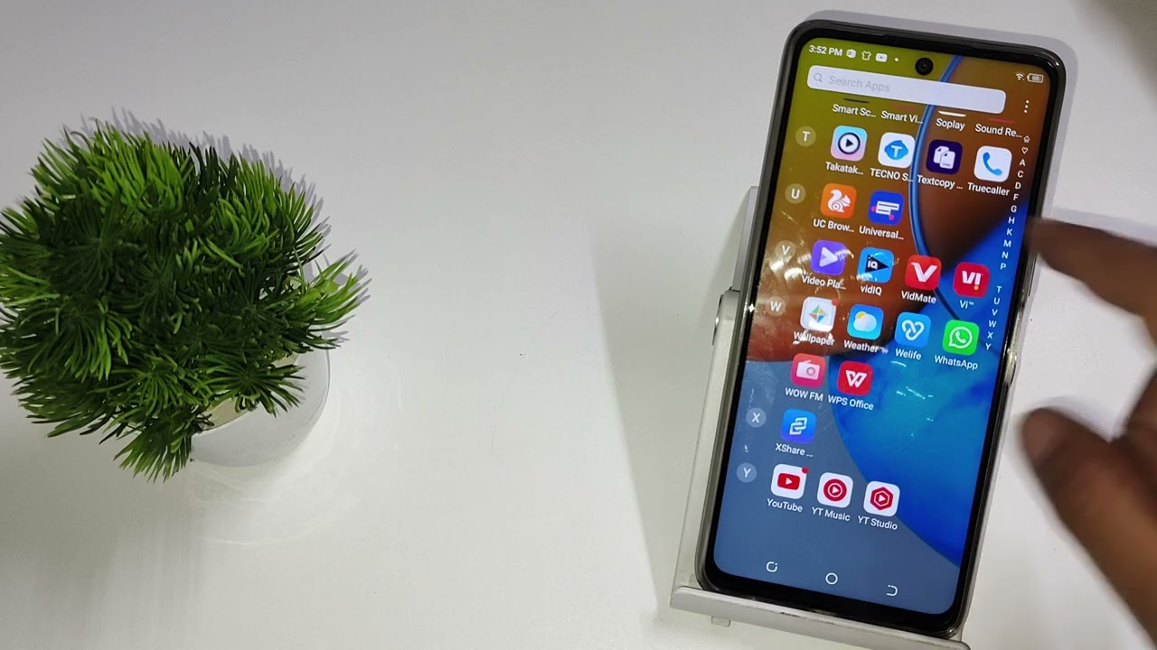 how to set pattern password in Tecno camon 18