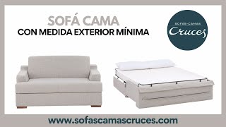 Sofá Cama de Medida Exterior Mínima | Soluciones para Casas o Habitaciones Pequeñas