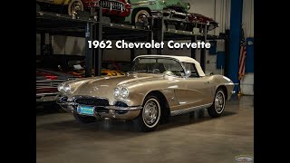 1962 Chevrolet Corvette L84 327/360HP F.I. 4 spd arrives at West Coast Classics, Torrance, CA
