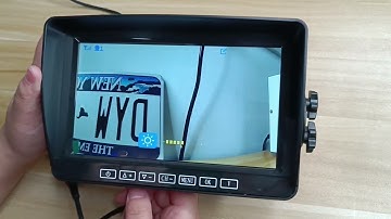 Yakry Y31 Wireless Backup Camera 7 Inch DVR Monitor Touch Key operation video