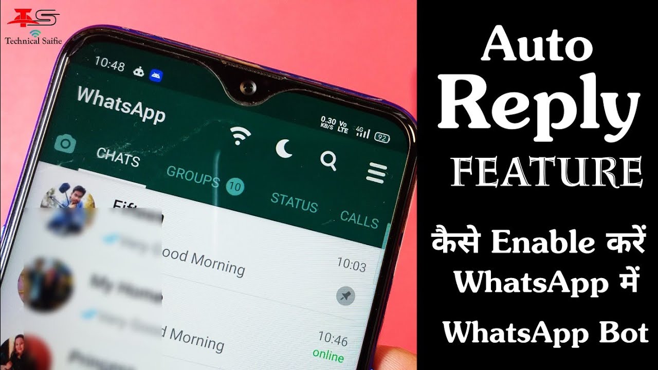 How to Enable Auto-Reply in WhatsApp - Enable WhatsApp Bot Feature - Auto Reply Bot, Auto Responder