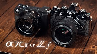 【人気の２機種】SONY『α7CII』とNikon『Zf』を比較！写真性能・動画性能・歪みなど