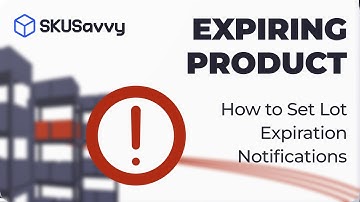 How to Set Lot & Expiration Date Notifications for Perishable Items on Shopify
