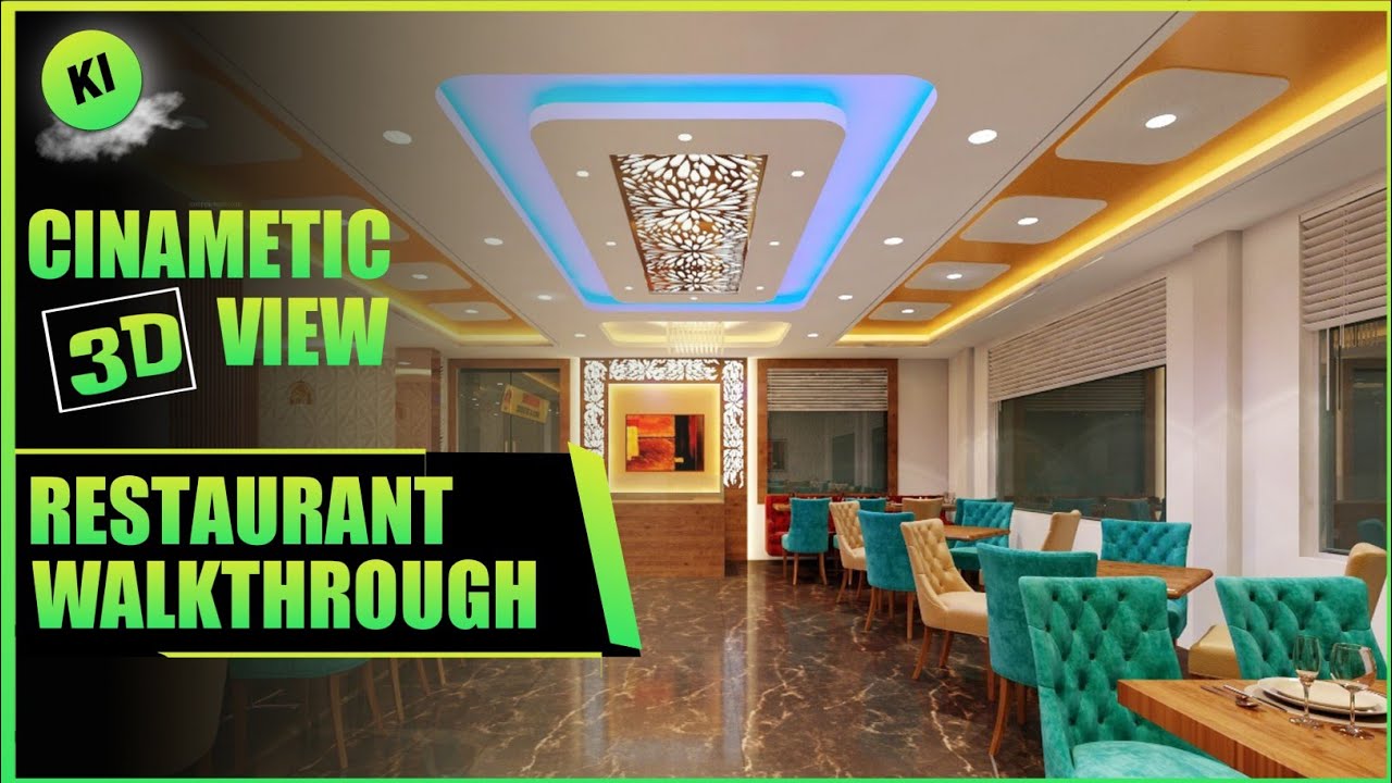 [FULL VIDEO] Restaurant/Hotel & Banquet Hall Interior Design 2022 | 3D Interior Designs Walkthrough