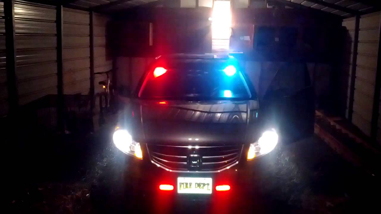 Volunteer Fire department lights 2012 Honda Accord YouTube