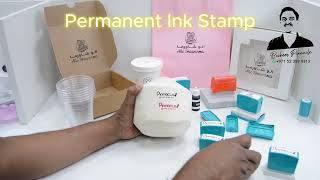 Permanent Ink STAMP Brand Your Products and Packaging By Yourself.Permanent Ink stamp for coconut.