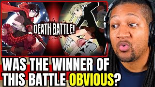 Ruby Rose VS Maka Albarn | DEATH BATTLE! | Reaction!