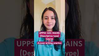 UPPSC GDC English Mains | Answer writing | descriptive type paper