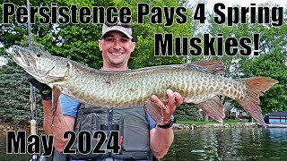 Indiana Kayak Fishing Persistence Pays For Spring Muskies 5424