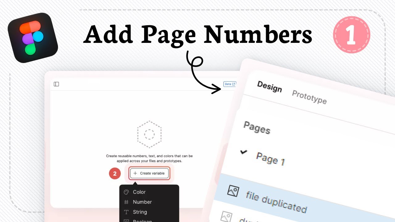 How to create page numbers in Figma (Layout Labels)