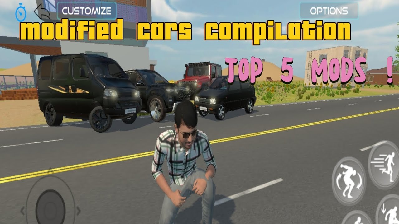 Modified cars Compilation |top 5mods|Indian vaical simulator game|best gaming #games 
