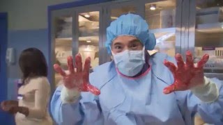 Kris Anderson visits the set of 'Chicago Med'