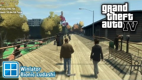 Winlator Bionic Ludashi - Gameplay GTA IV (Windows) On Android