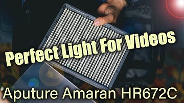 Aputure Amaran HR672C - Unboxing and Review