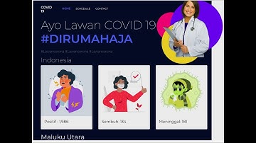 Toturial membuat Web Pantau Data Corona Menggunakan Flask (Python) + API Secara realtime